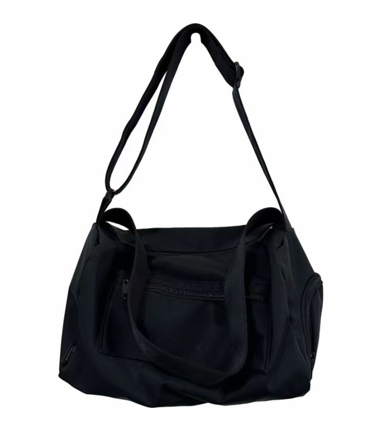 Casual Red Solid Durable Large Capacity Messenger Bag