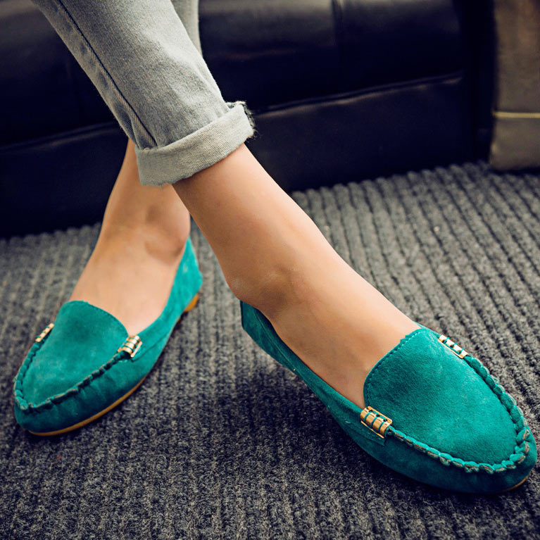 Casual Closed-toe Flat Heel Shoes - Mislish