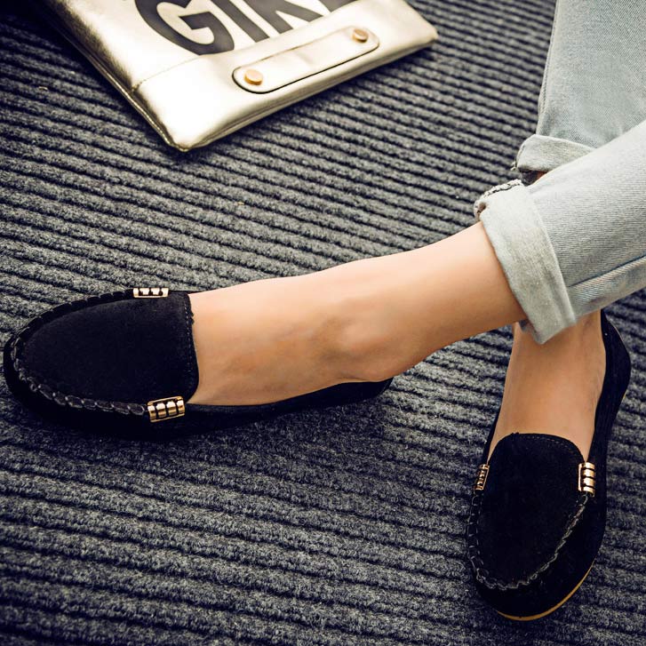 Casual Closed-toe Flat Heel Shoes - Mislish
