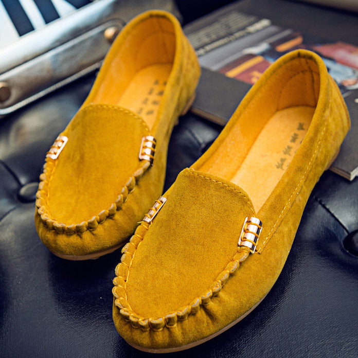 Casual Closed-toe Flat Heel Shoes - Mislish