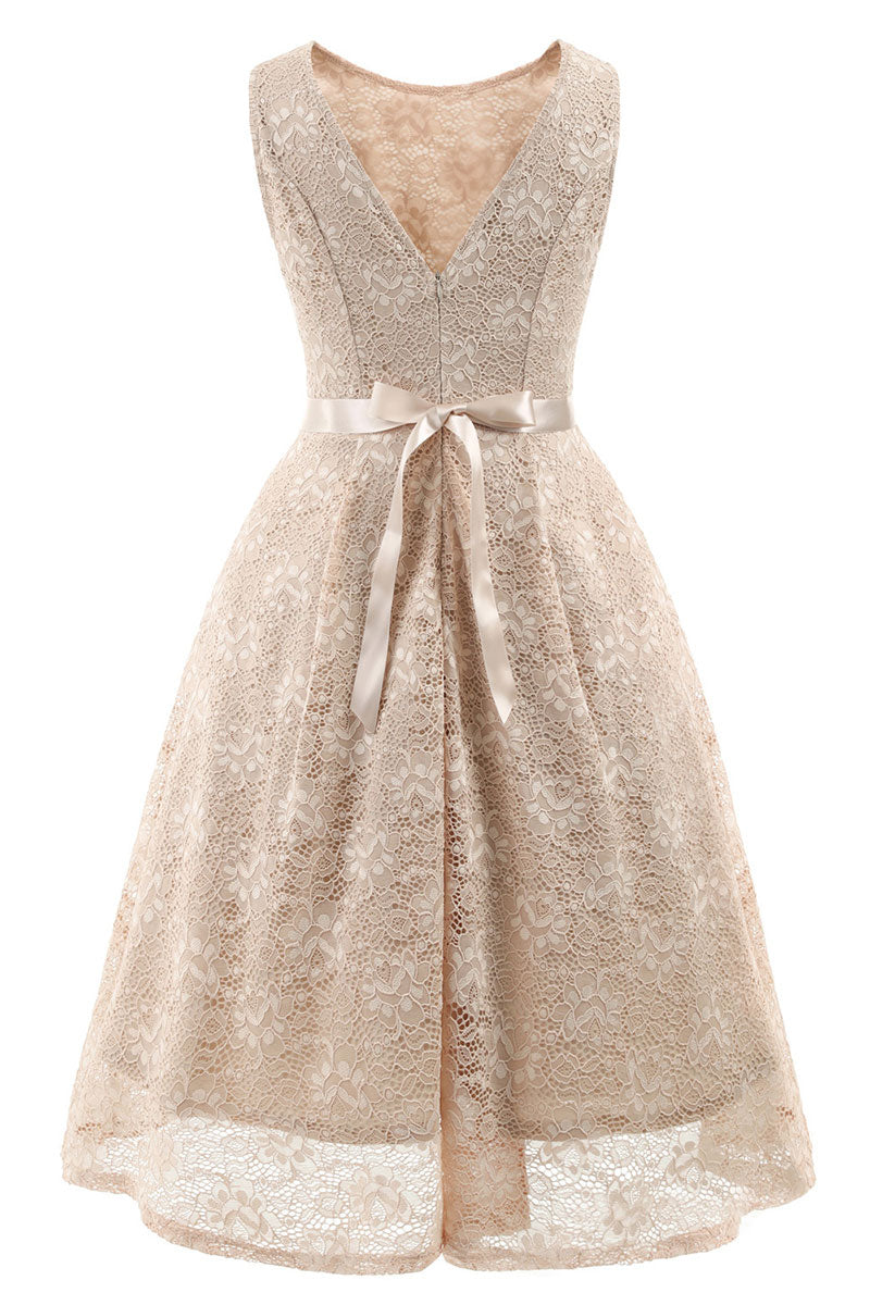 Sleeveless A-line Princess Prom Dress