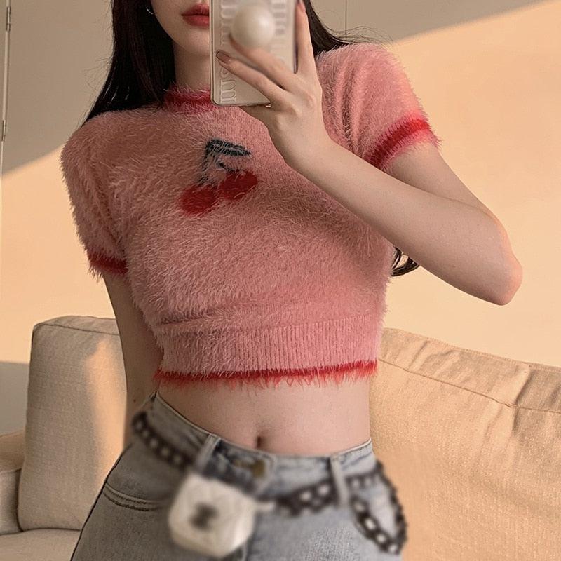 Cherry Crop Sweater 4