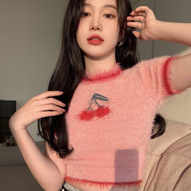 Cherry Crop Sweater 5