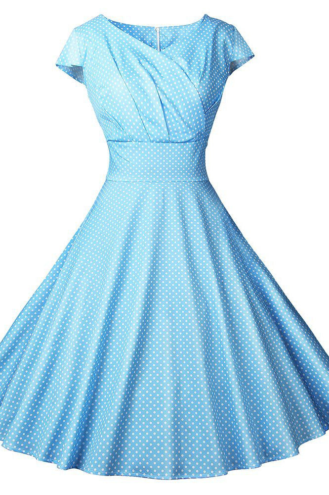 Classic Black and White Polka Dot Dresses