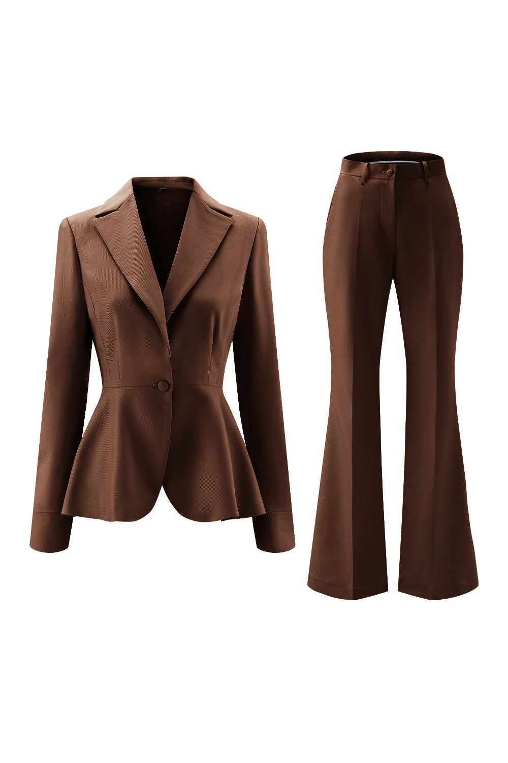 Grey Green Notched Lapel 2 Piece Women Prom Suits