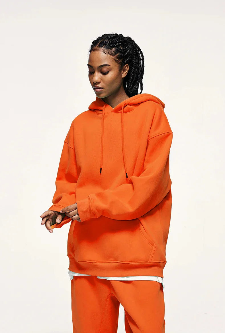 Colorful Basic Pullover Hoodie - Fashionpara