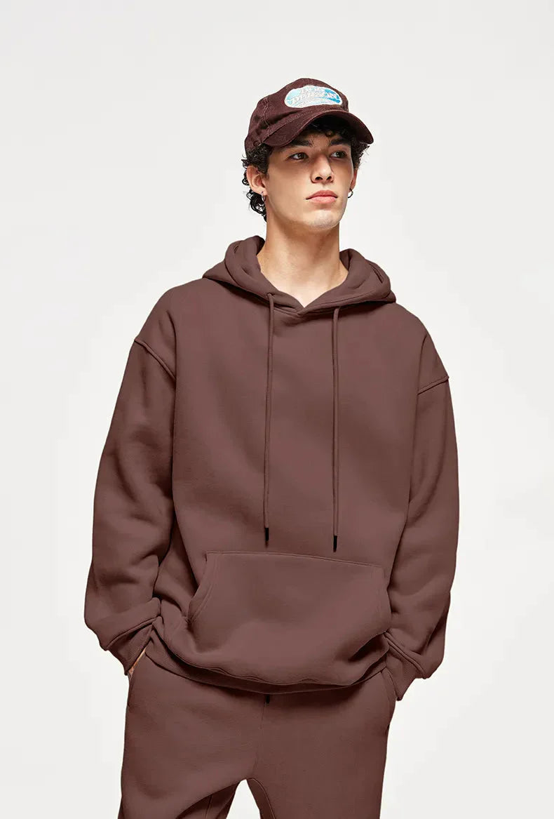 Colorful Basic Pullover Hoodie - Fashionpara