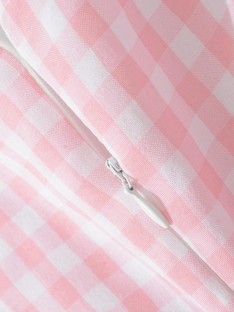 Coquette Gingham Mini Dress