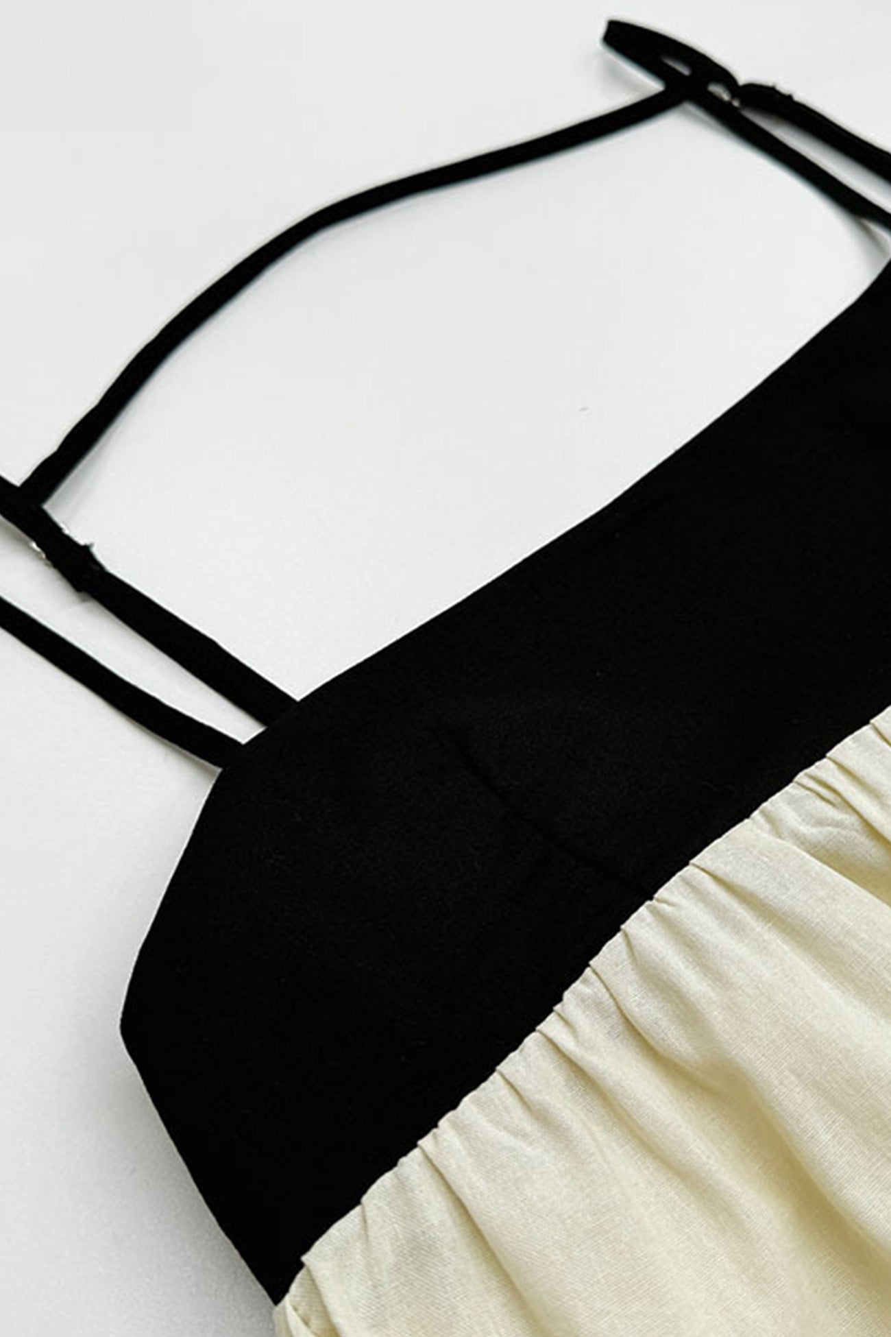 Cotton Contrast Patchwork Cami Dress - Fashionpara