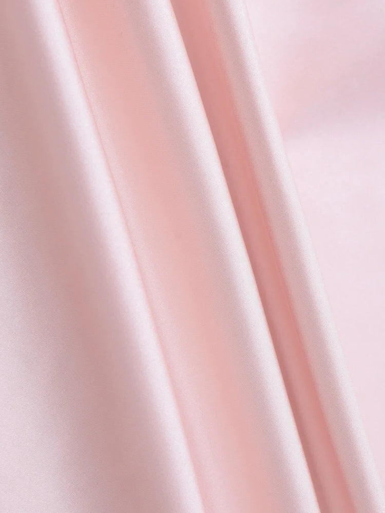 Cut Out Satin Maxi Dress - Fashionpara