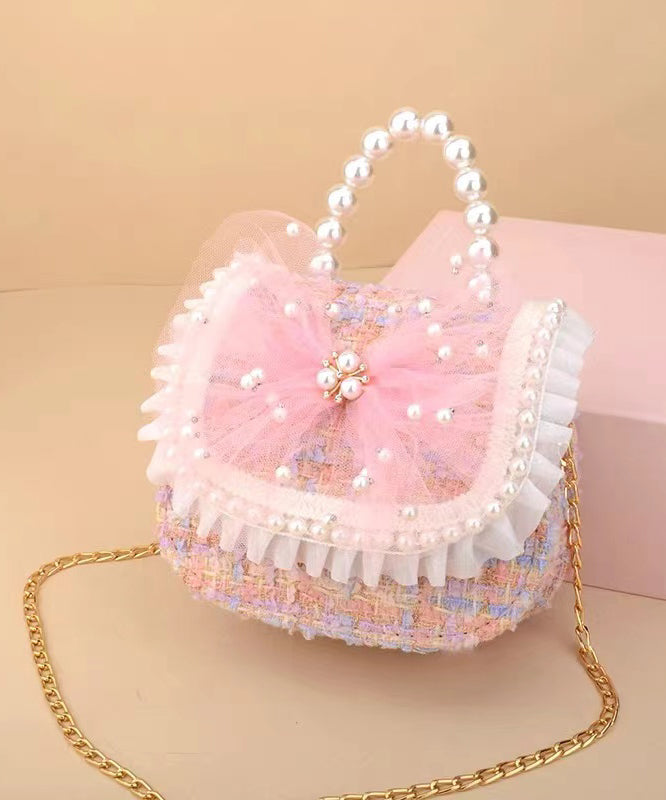 Cute Fashion Kids Girls Nail Bead Princess Crossbody Bag
