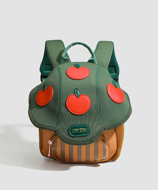 Cute Red Patchwork Mushroom Backpack Bag Children