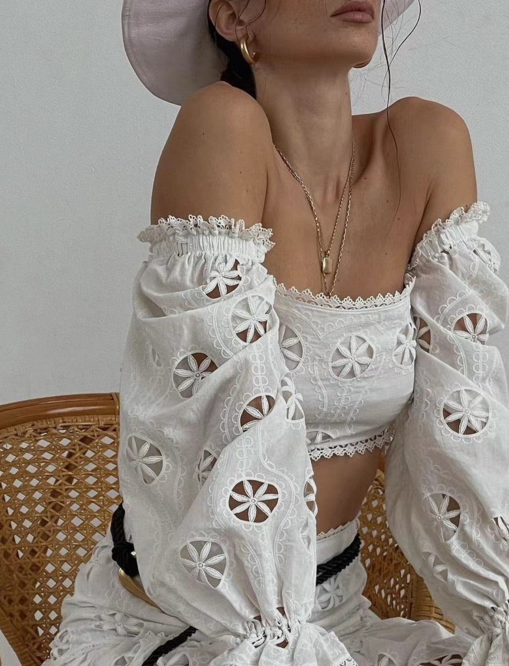 KittenAlarm - Danielle Hollow Out Two Piece Set