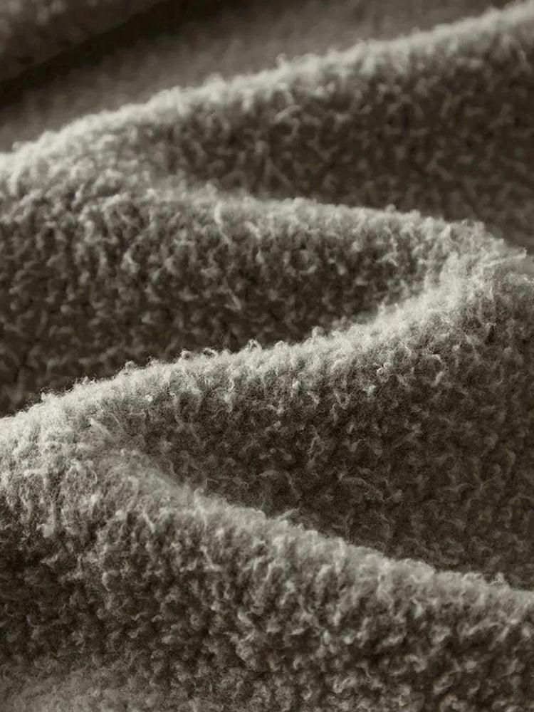 Double Zip-Up Cropped Hoodie - Fashionpara