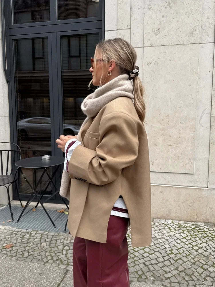 Side Split Suit Coat