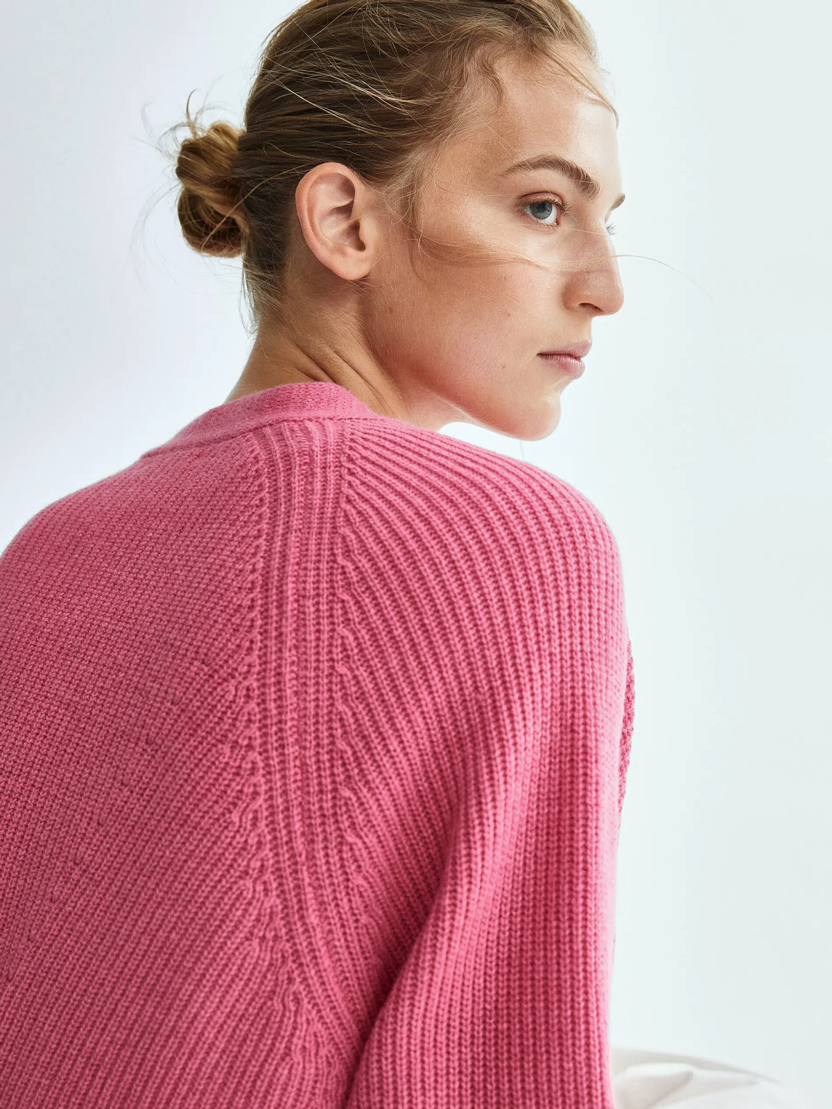 Style Casual Rib Knit Top Cardigan 3