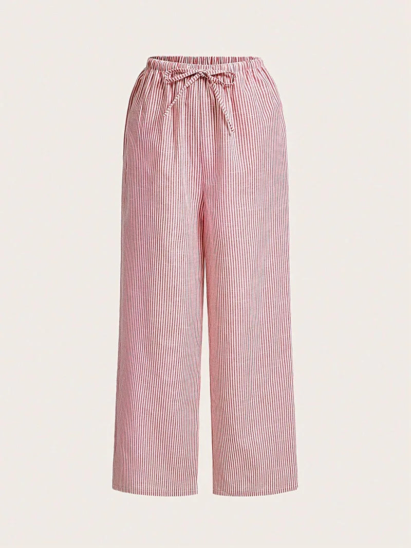 Striped Casual School Season Daily Wear Pant