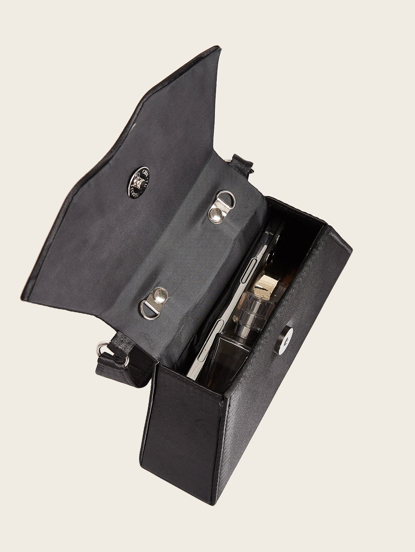 Elegant Silk Rhinestone Bow Wedding Clutch Bag