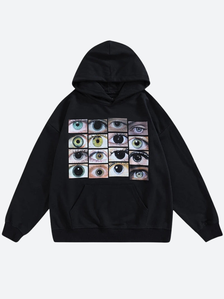 Eyes Hoodie - Fashionpara