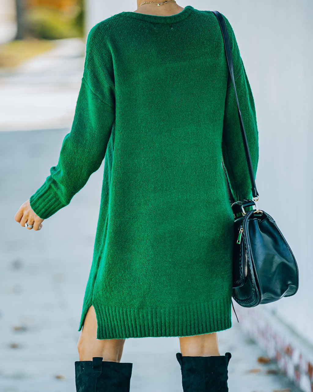 Smoky Mountain Mini Dress in Elegant Green for Any Occasion