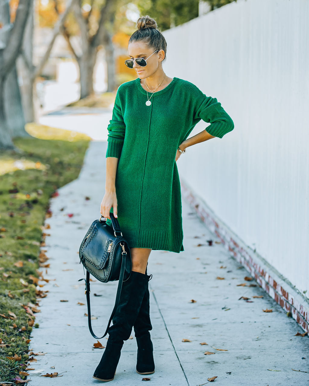 Smoky Mountain Mini Dress in Elegant Green for Any Occasion