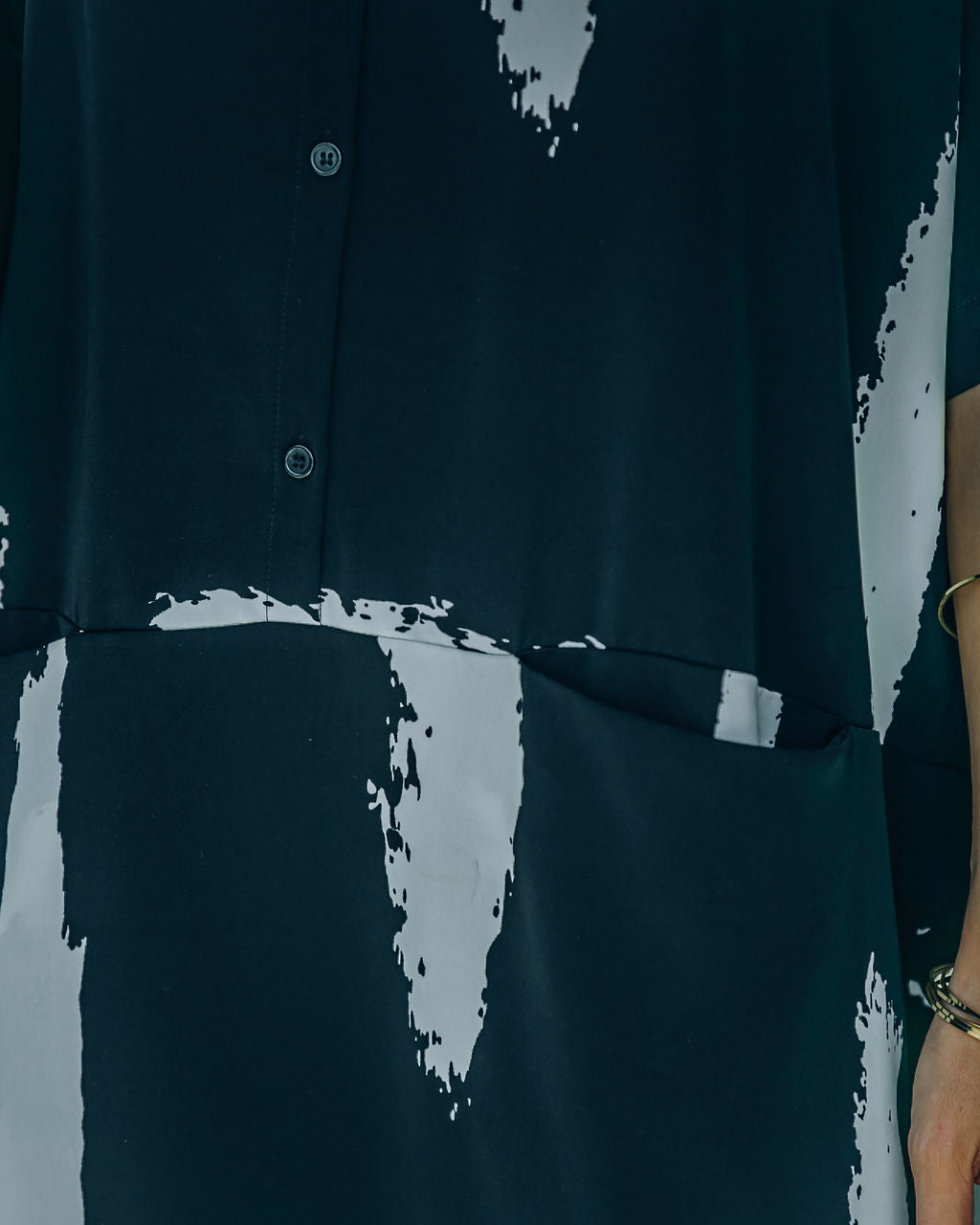 Raelynn Pocketed Button Down Shirt Dress - FINAL SALE