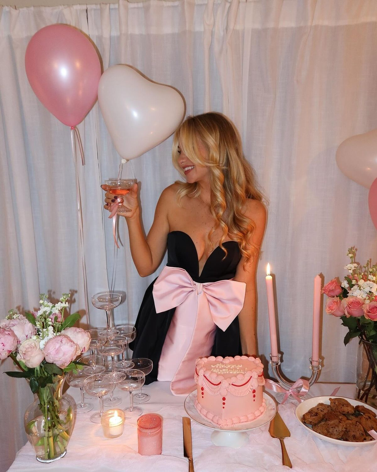 Cute Strapless Black Satin A Line Formal 20th Birthday Dress Short Homecoming Dress With Bow S956