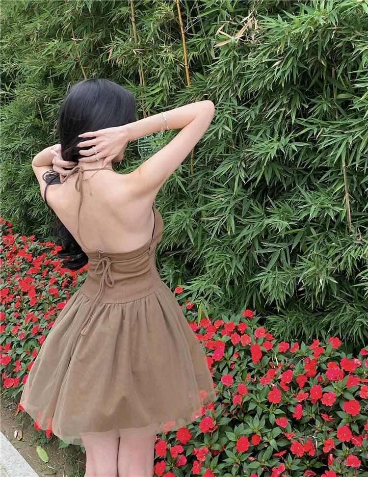 Fairy Grunge Corset Mini Dress - Fashionpara