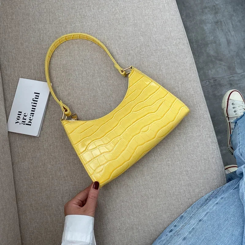 Exquisite Retro Leather Shopping Shoulder Bag