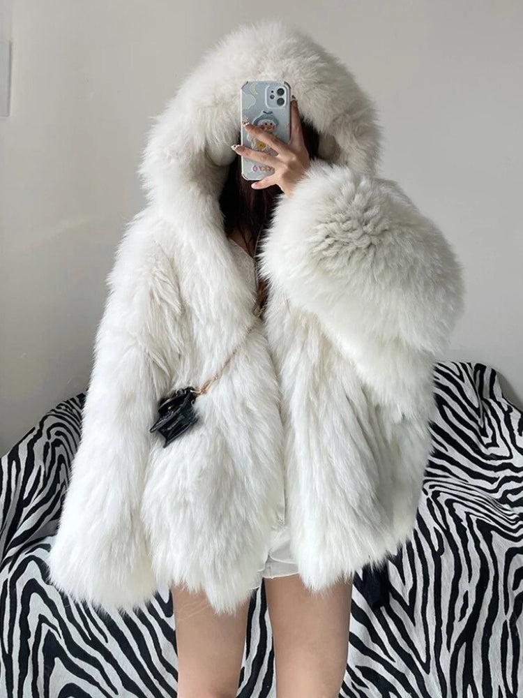 Faux Fur Hooded Jacket 5