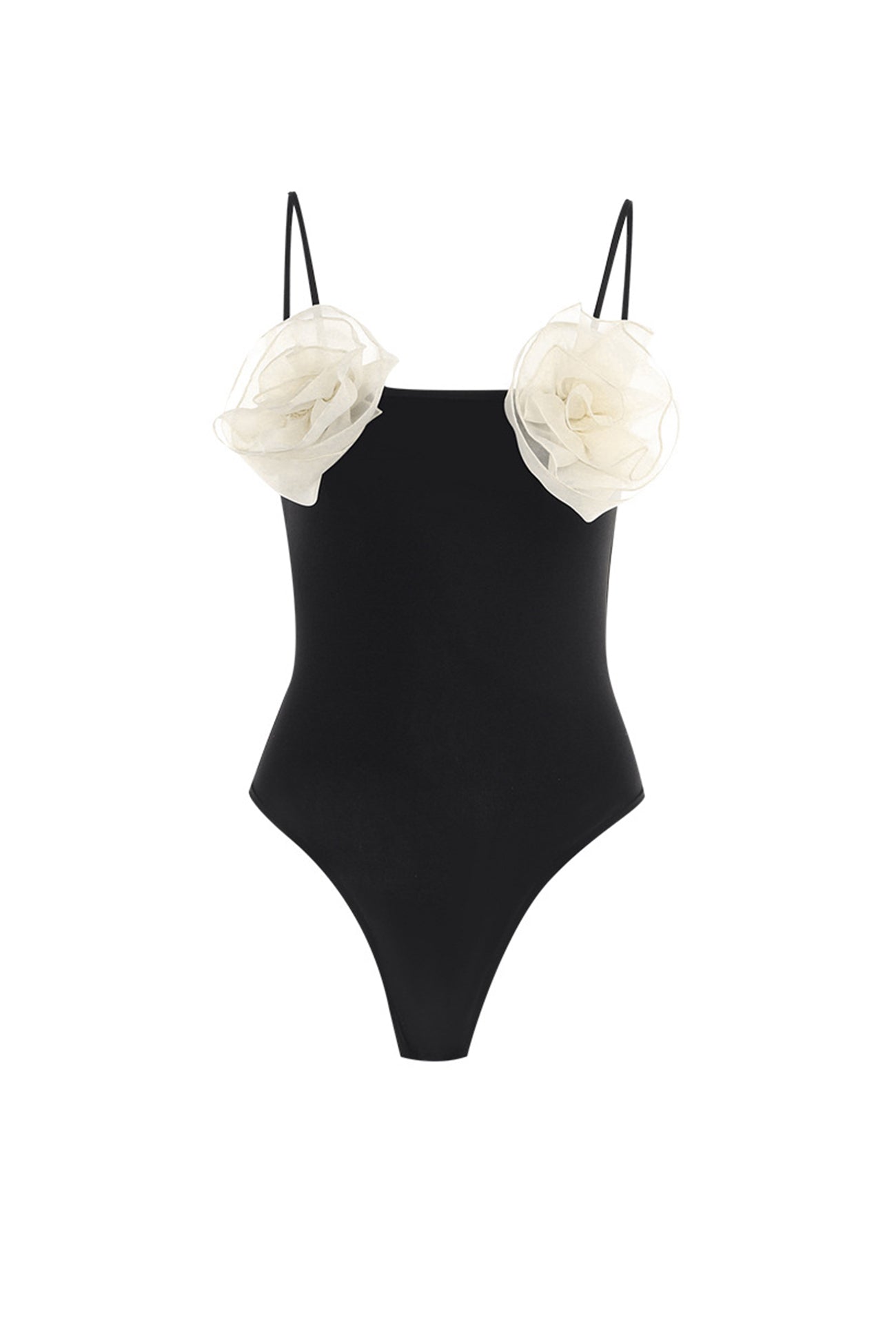 Floral Decoration Cami Swimsuit