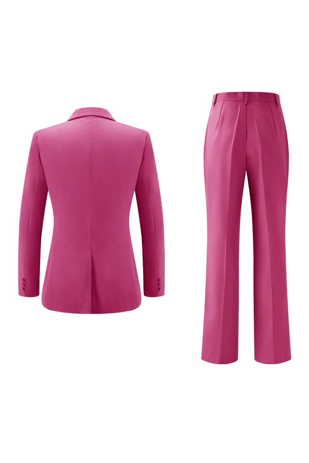 Lilac 2 Piece Peak Lapel Women Prom Suits with Sash
