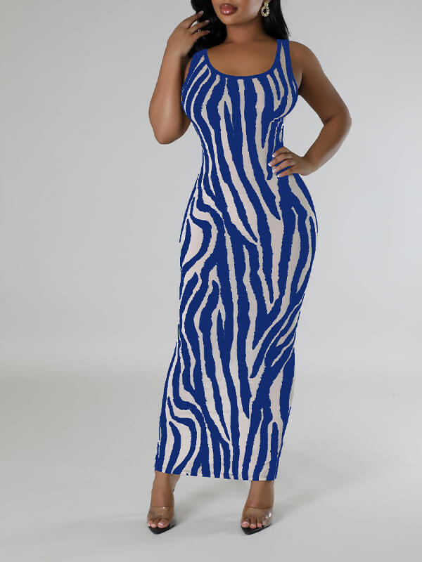 Printed Tank Dress Fashionpara