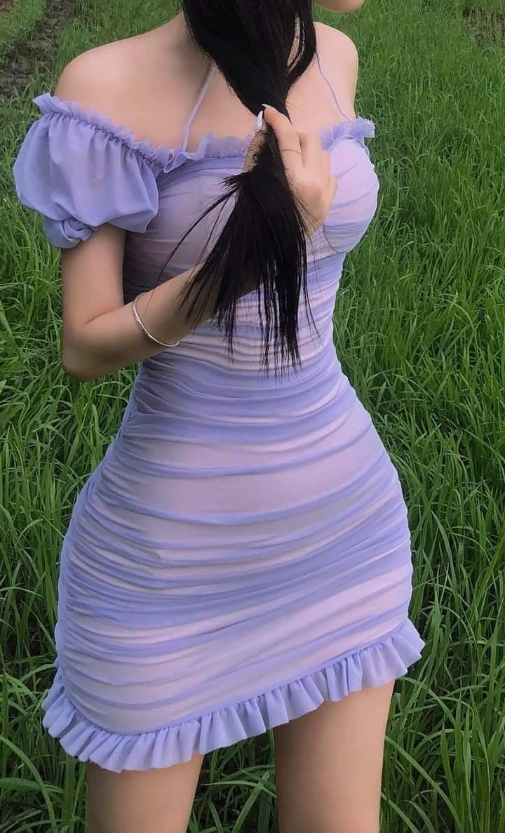 Elegant Lavender halter Chiffon Sheath Cocktail Dress Short Homecoming Dress D719