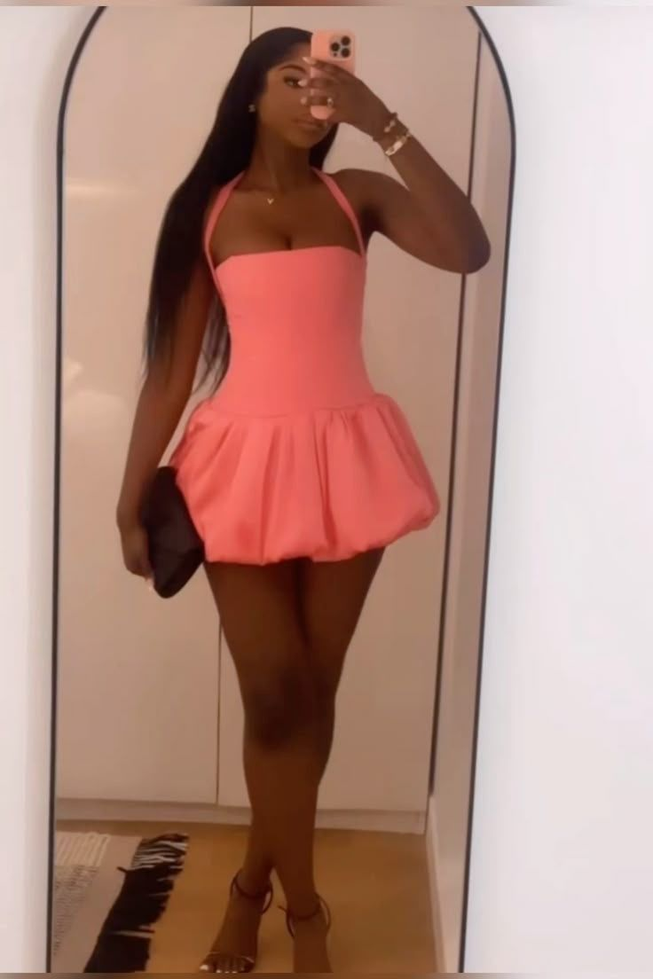 Sexy Black Halter Satin A Line Short Party Dress Formal Graduation Homecoming Dress D358