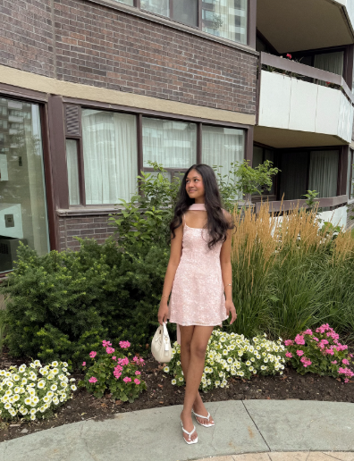 Sparkly Spaghetti Straps Sequin Short Prom Dress Formal Graduation Homecoming Dress With Ribbon D741