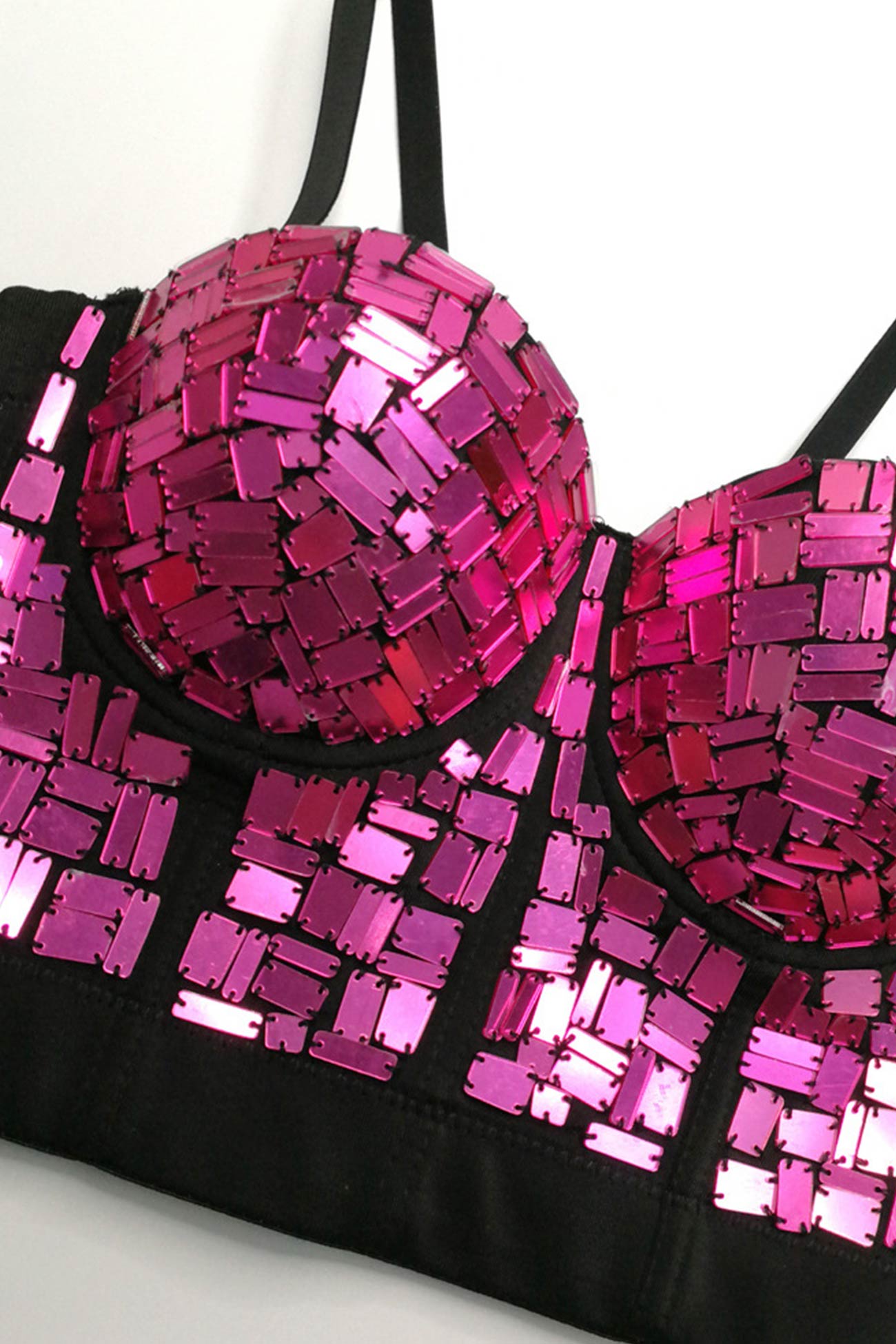 Glass Sequin Corset Cami Top