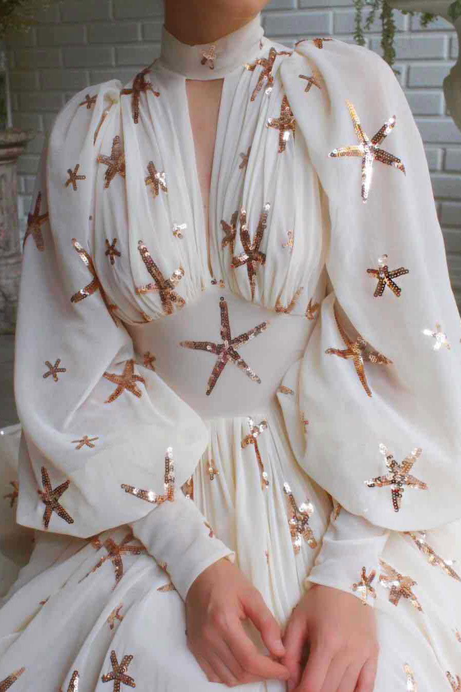 Gorgeous Long Sleeve A-Line Prom Gown Maxi Dress