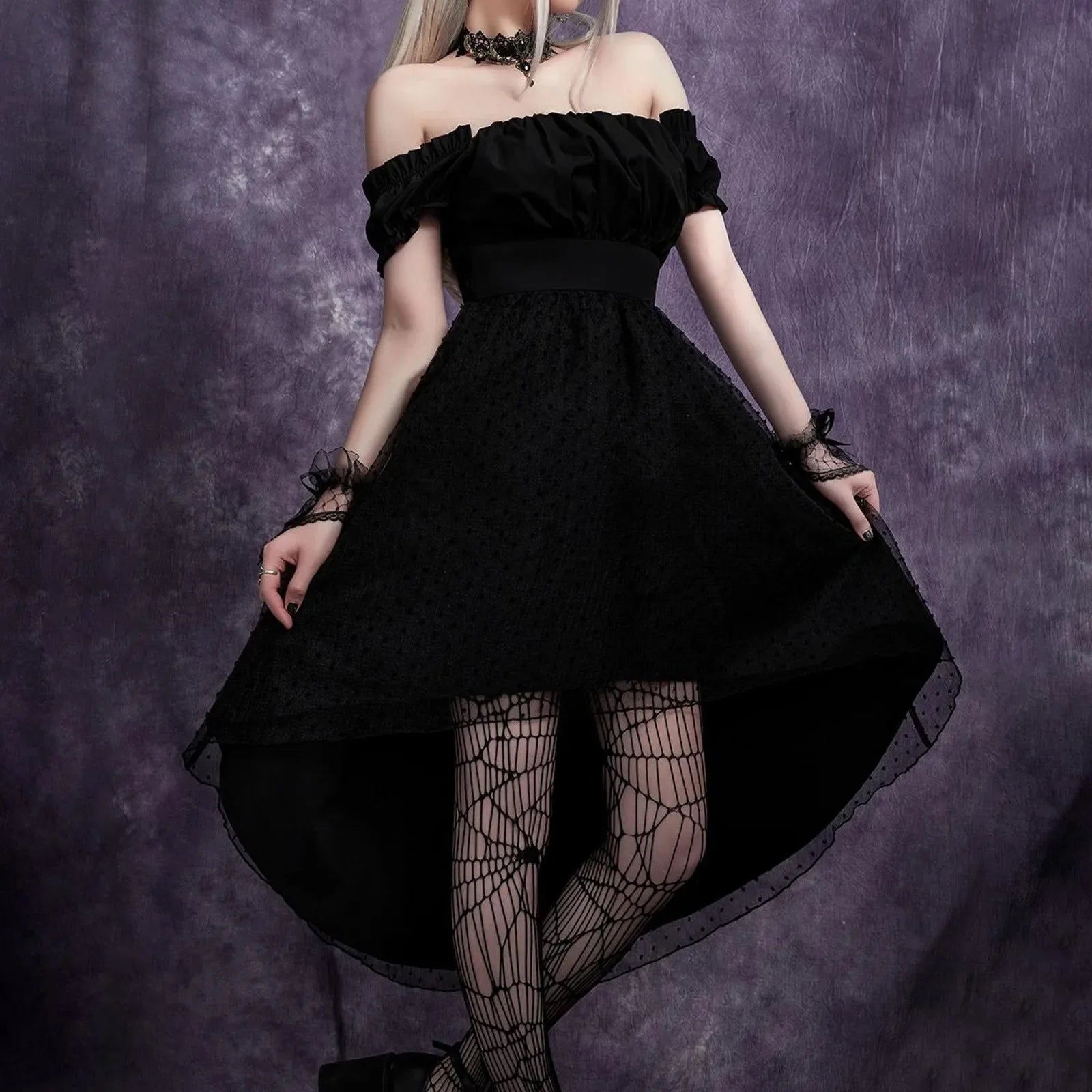 Elegant Mesh Tailcoat Midi Dress for Stylish Occasions