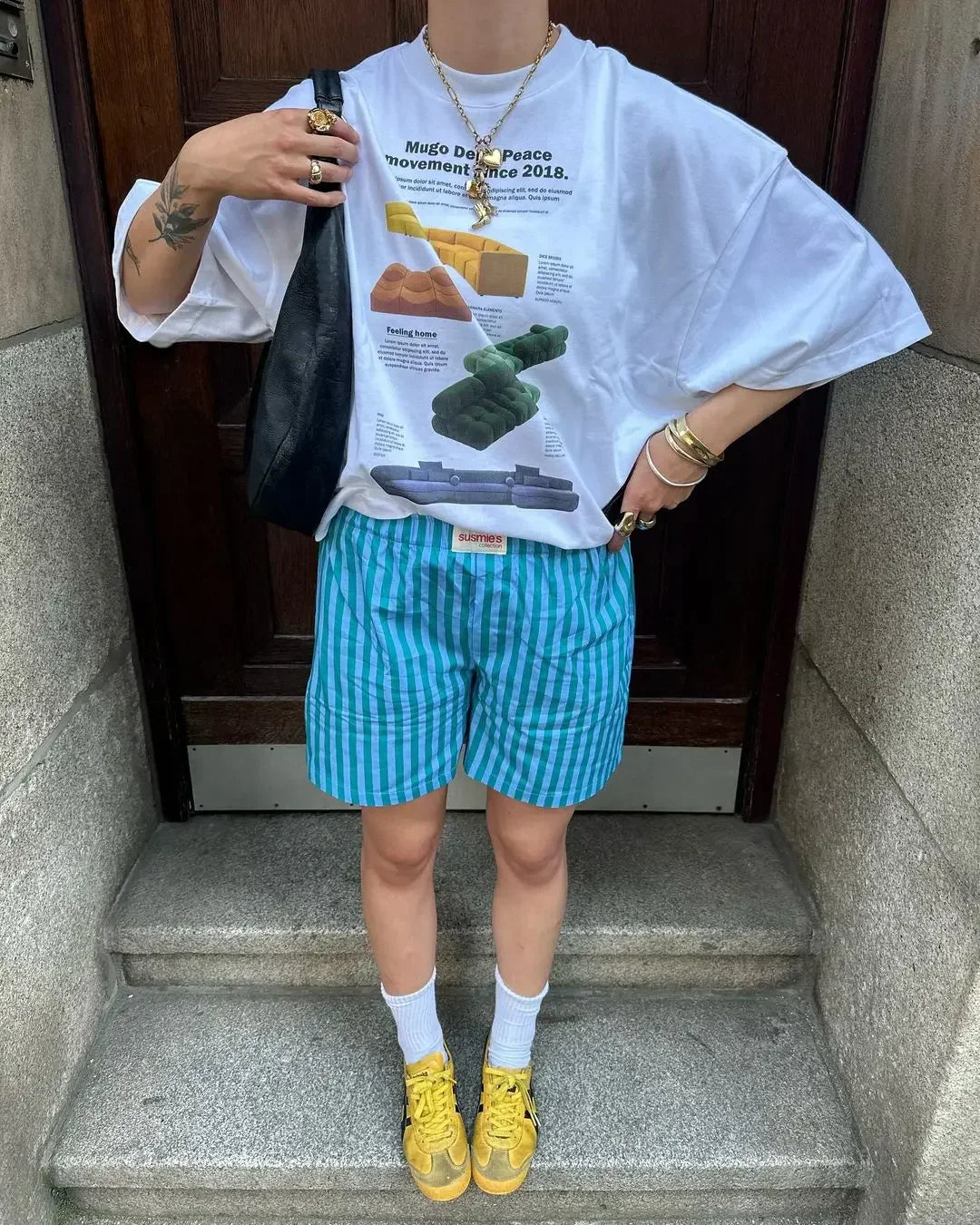 Gothic Harajuku Cute Lemon Graphic T-shirt