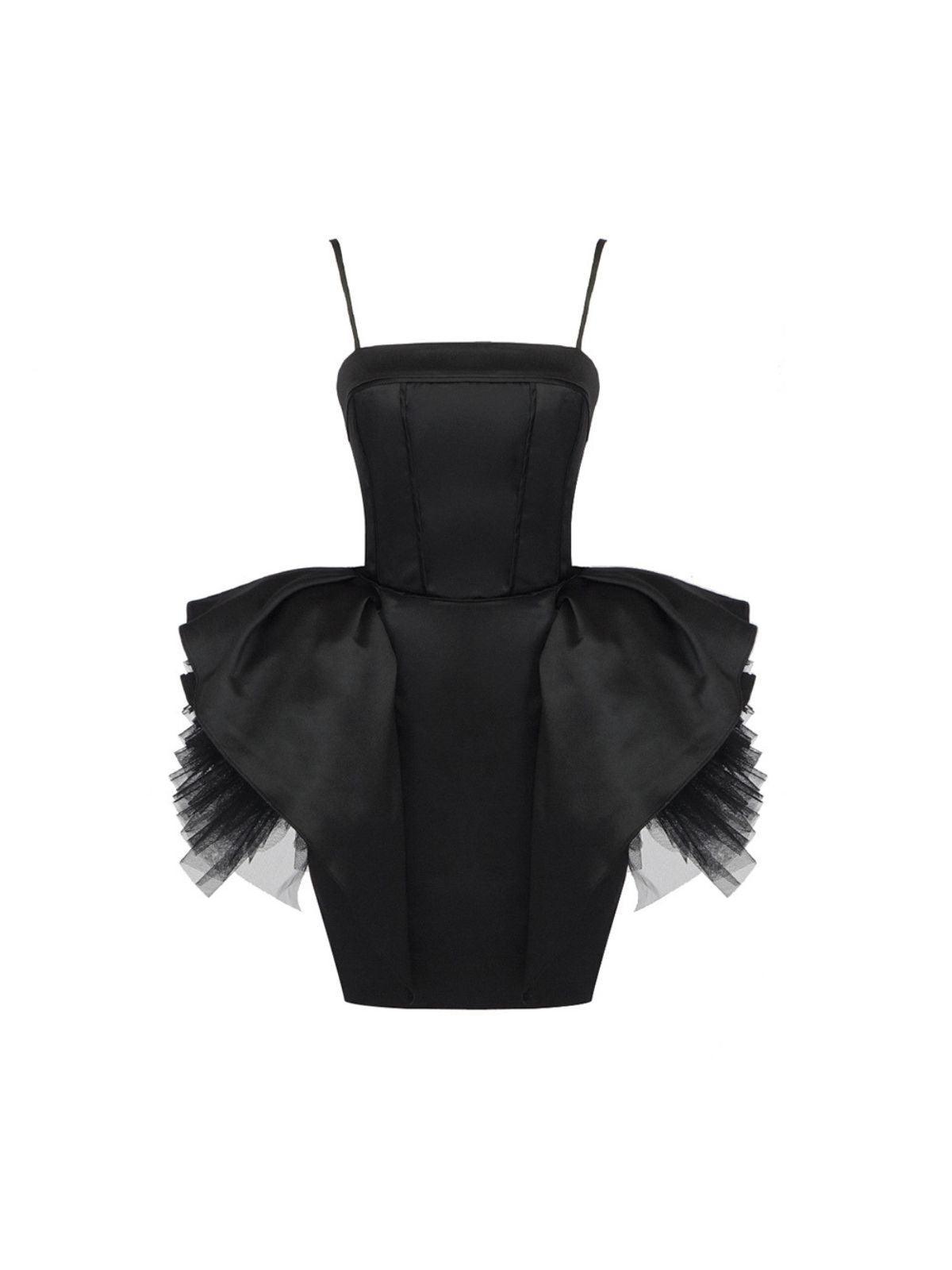 Gypsy Spaghetti Tulle Mini Dress - View 6