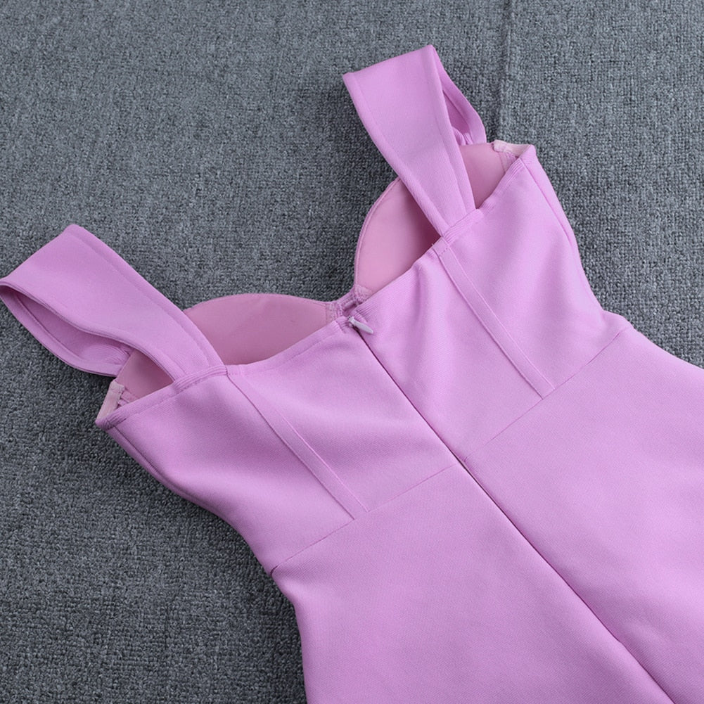 Sweetheart Corset Ruched Slit Bodycon Midi Dress 16