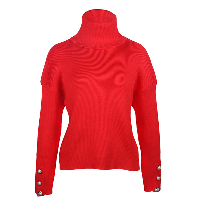 Orro Shop Jody Knitted Turtleneck Sweater for Effortless Style
