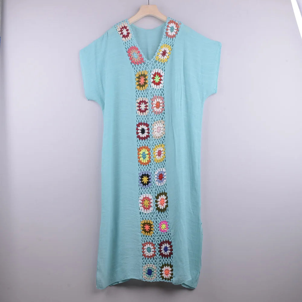 Crochet Women Beach Dress Cover Up