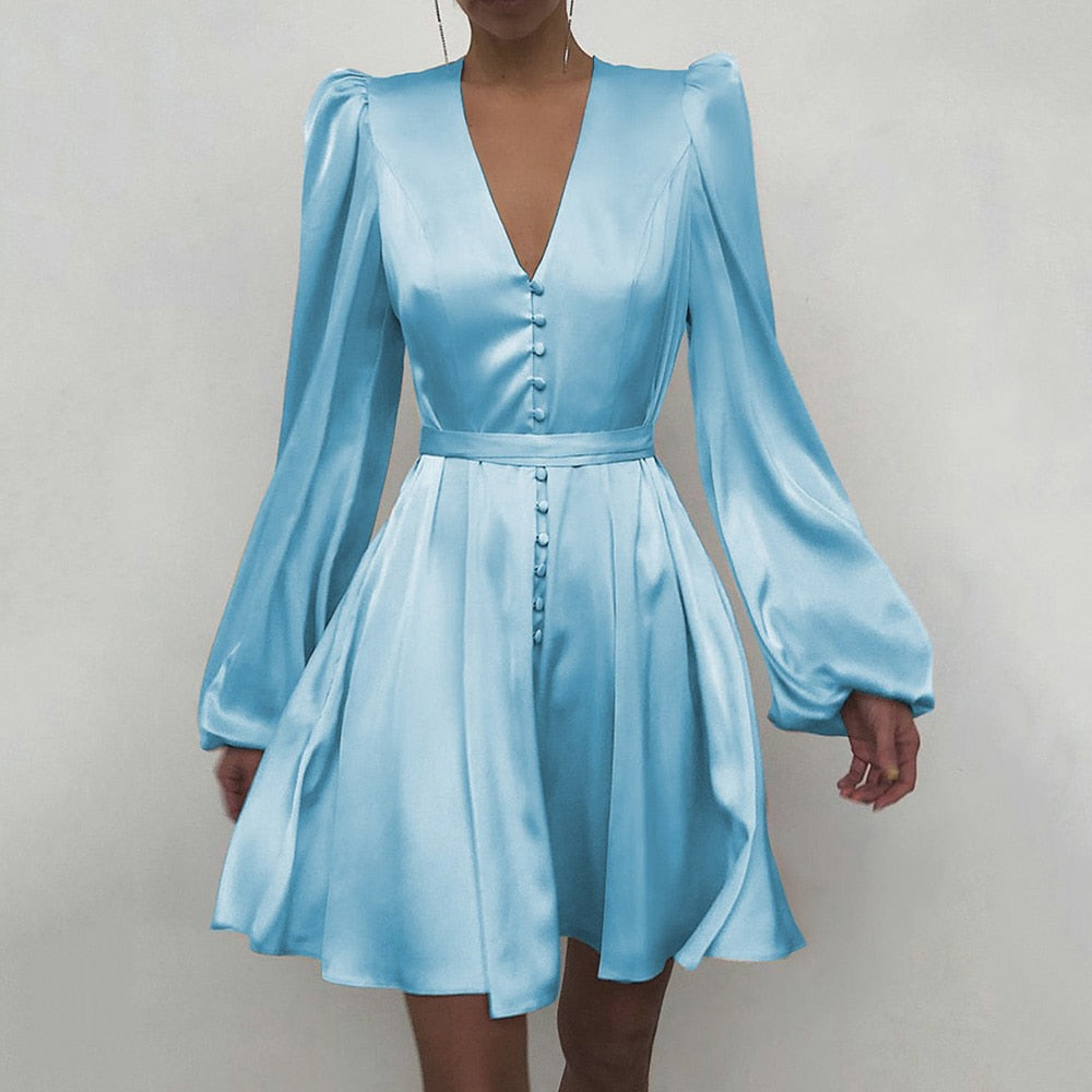 Hailey Satin Dress