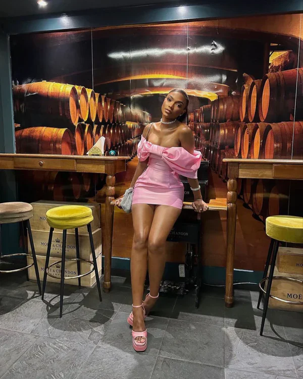 Elegant Pink Off The Shoulder Satin Short Prom Dress,Formal Homecoming Dress S948