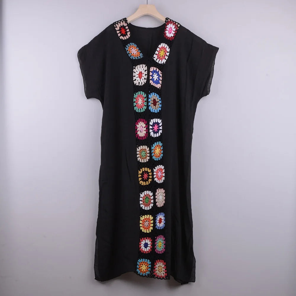 Crochet Women Beach Dress Cover Up