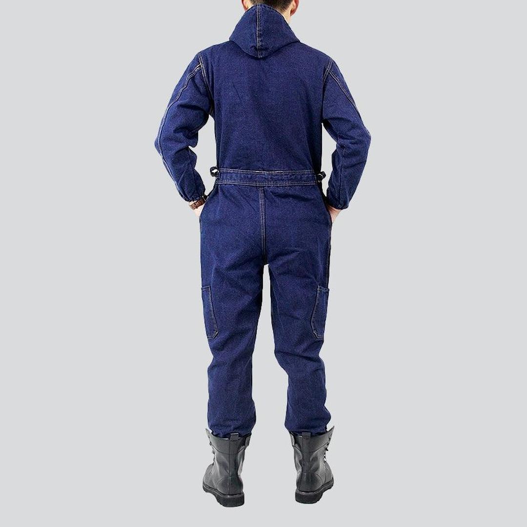 Workwear men's denim overall - Fashionpara