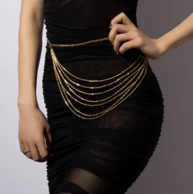 Bohemian Mysterious Gilded Stomach Chain Belt