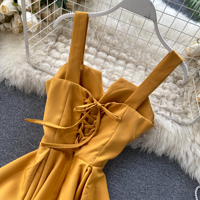 Sleeveless Sweetheart Wide Strap A-Line Midi Cocktail Dress - View 9